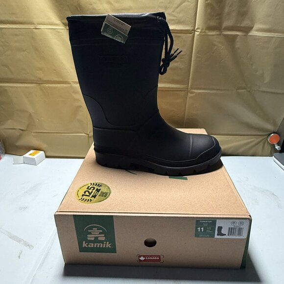 Kamik Forester Men's Cold Weather Boots Black Size 11 NEW - Picture 3 of 6